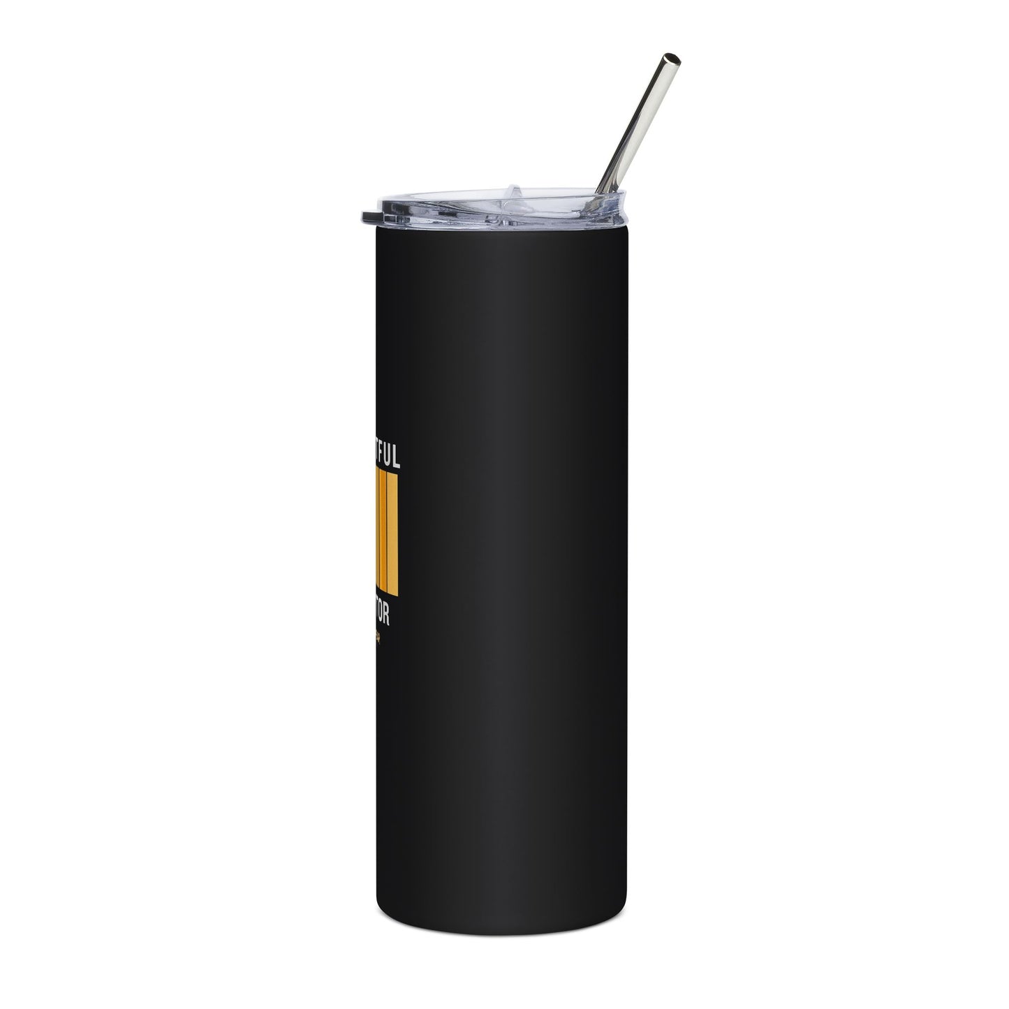 Respectful Disruptor 20oz Stainless Tumbler — Insulated Travel Cup with Eco Straw