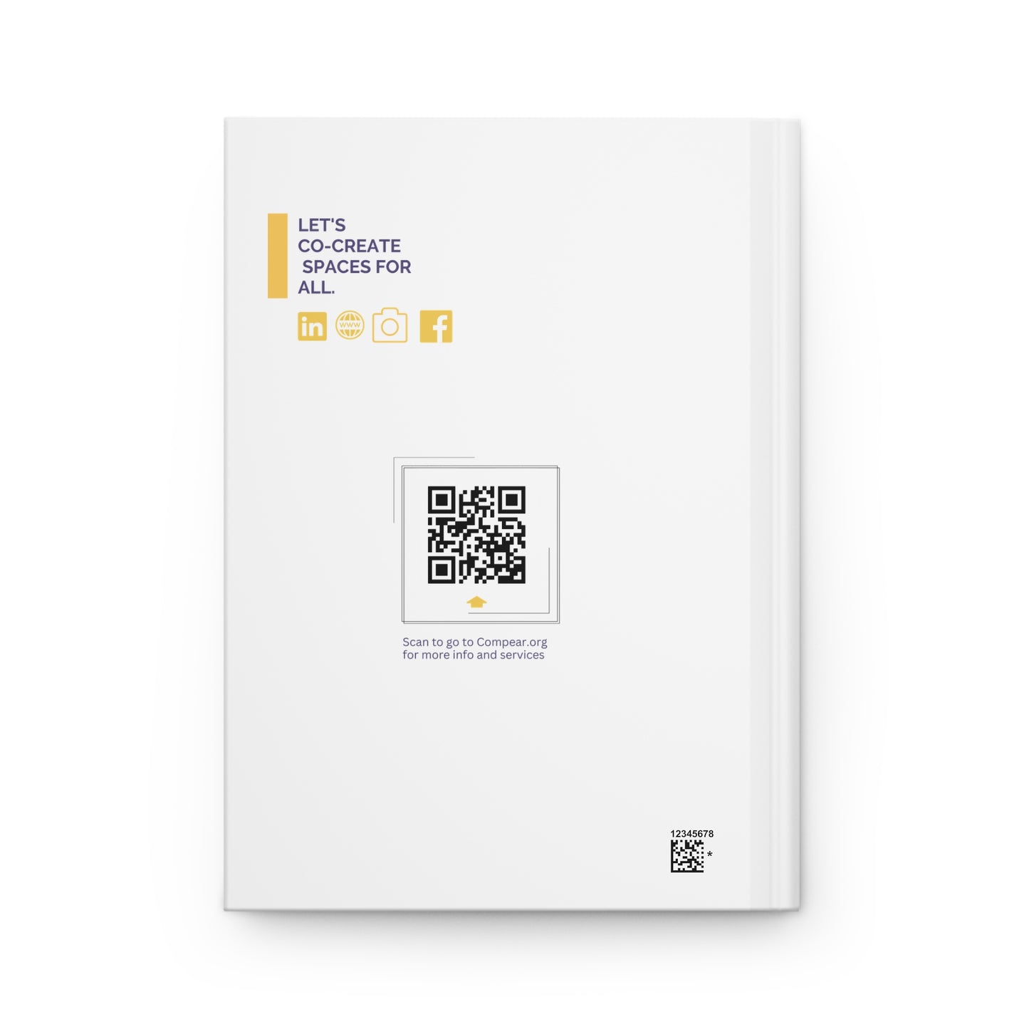 Respectful Disruptor Hardcover Journal — Inspirational Leadership Notebook